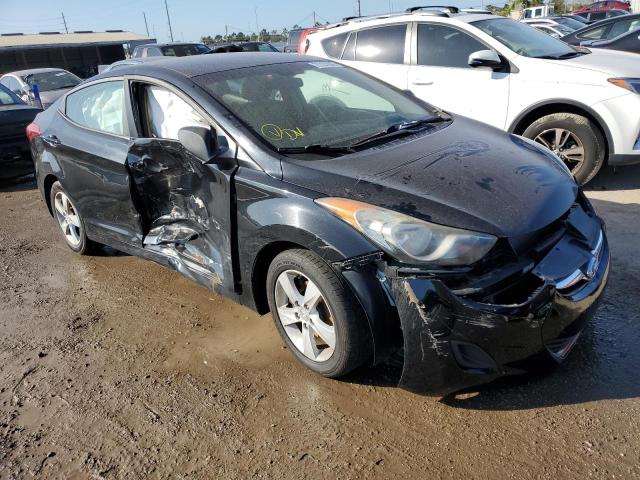 5NPDH4AE4BH009057 - 2011 HYUNDAI ELANTRA GLS BLACK photo 4