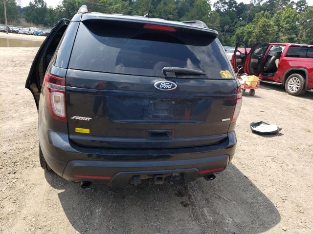 1FM5K8GT8FGC34543 - 2015 FORD EXPLORER SPORT Қара фото 6