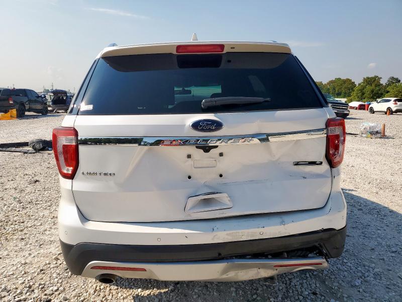 1FM5K7F84GGA01249 - 2016 FORD EXPLORER LIMITED WHITE photo 6