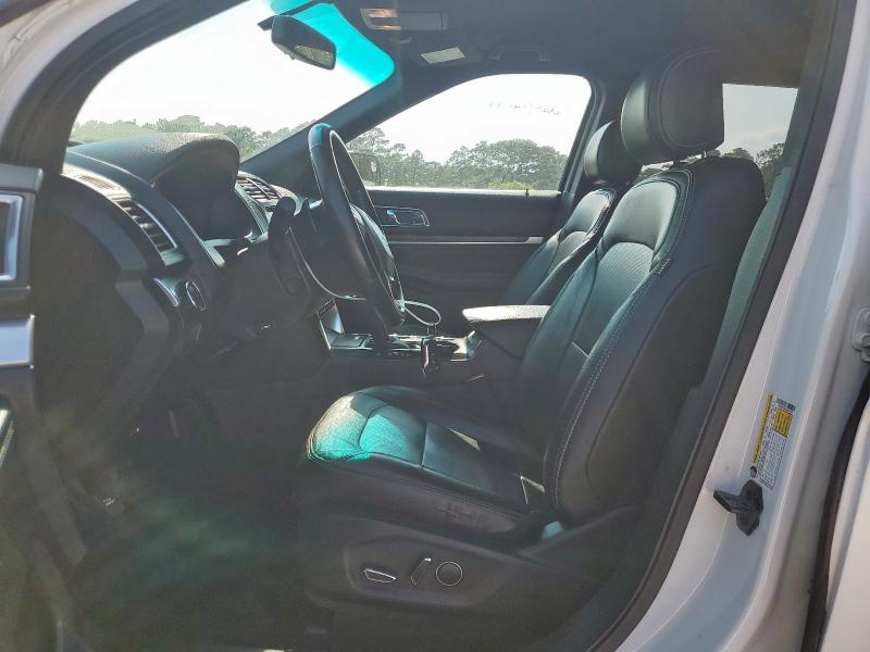 1FM5K7F84GGA01249 - 2016 FORD EXPLORER LIMITED WHITE photo 7