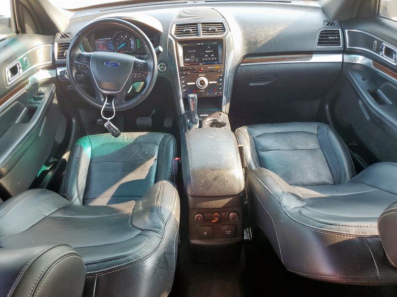 1FM5K7F84GGA01249 - 2016 FORD EXPLORER LIMITED WHITE photo 8