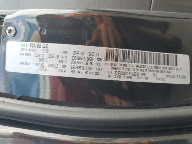 2C4RC1BGXLR142638 - 2020 CHRYSLER PACIFICA TOURING L BLACK photo 13