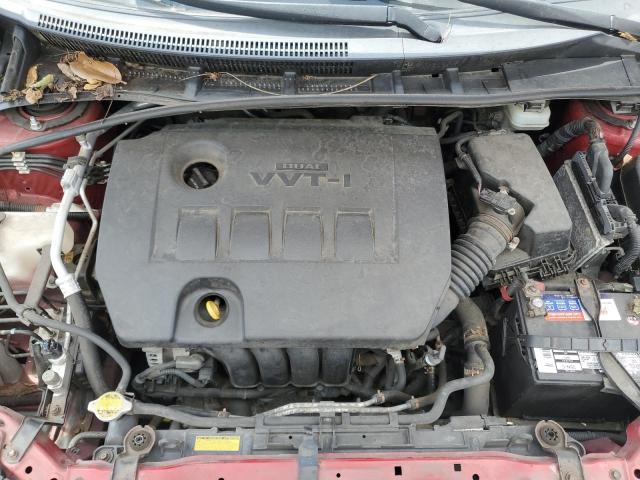 JTDBU4EE4BJ093742 - 2011 TOYOTA COROLLA BASE Қызыл фото 11
