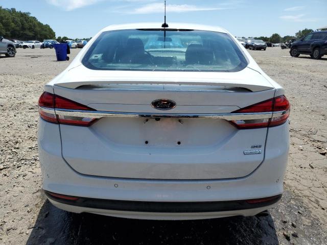 3FA6P0HD4JR184041 - 2018 FORD FUSION SE Ақ фото 6