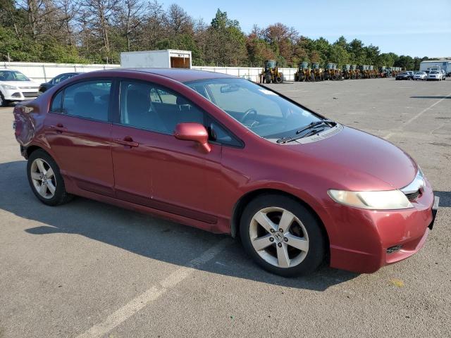 2HGFA16699H525173 - 2009 HONDA CIVIC LX-S წითელი ფოტო 4