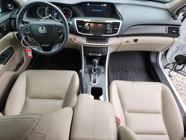 1HGCR2F86EA178736 - 2014 HONDA ACCORD EXL WHITE photo 8