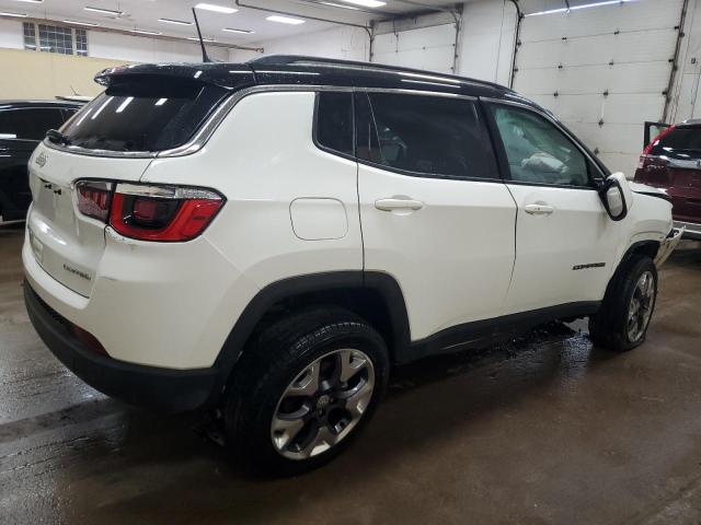 3C4NJDCBXKT827212 - 2019 JEEP COMPASS LIMITED Blanc photo 3