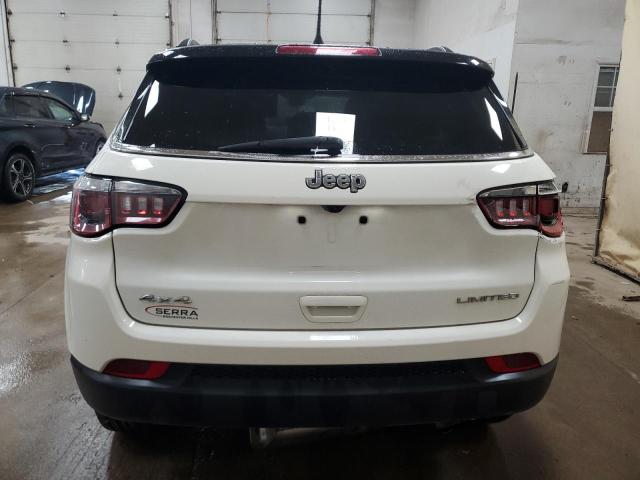 3C4NJDCBXKT827212 - 2019 JEEP COMPASS LIMITED Blanc photo 6
