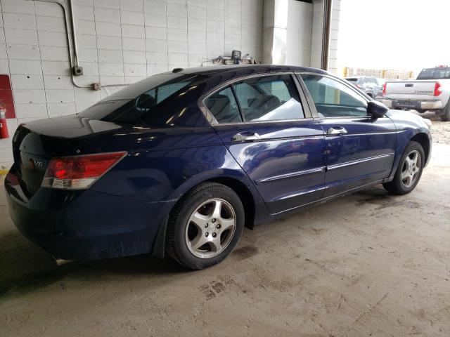 1HGCP36878A000589 - 2008 HONDA ACCORD EXL BLUE photo 3