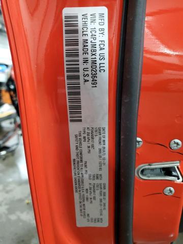 1C4PJMBX1MD236491 - 2021 JEEP CHEROKEE TRAILHAWK ORANGE photo 14