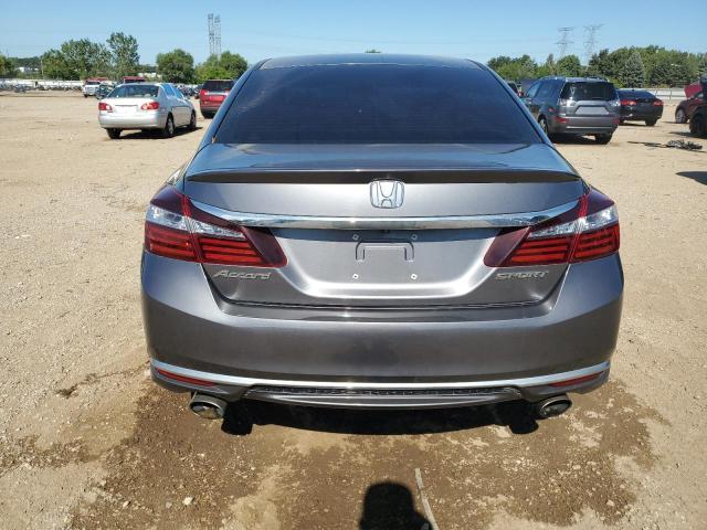 1HGCR2F57GA233476 - 2016 HONDA ACCORD SPORT Gris photo 6