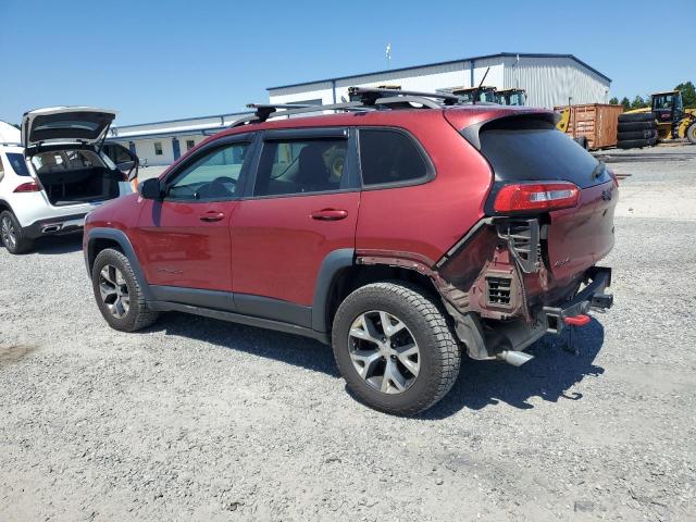 1C4PJMBS0EW277365 - 2014 JEEP CHEROKEE TRAILHAWK RED photo 2