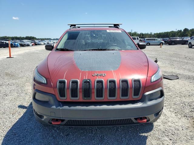 1C4PJMBS0EW277365 - 2014 JEEP CHEROKEE TRAILHAWK RED photo 5