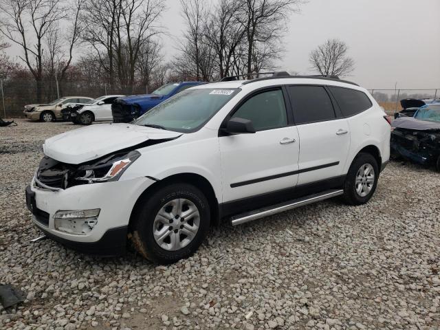 1GNKVFED8HJ139220 - 2017 CHEVROLET TRAVERSE LS WHITE photo 1