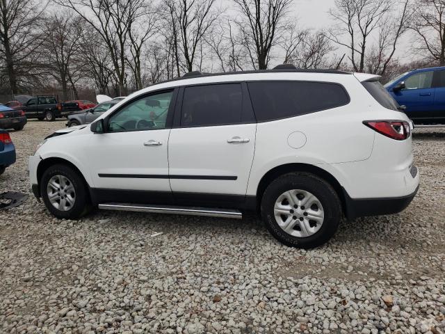 1GNKVFED8HJ139220 - 2017 CHEVROLET TRAVERSE LS WHITE photo 2