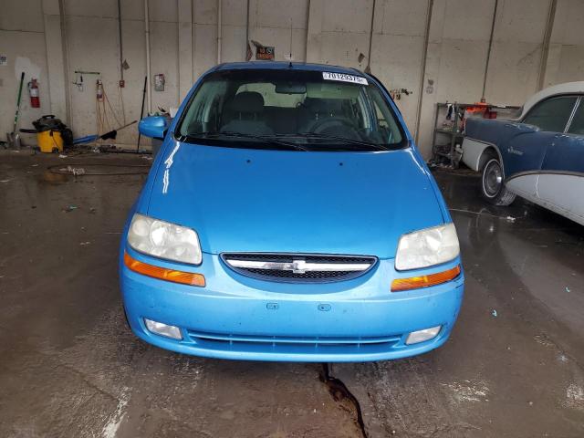 KL1TG66686B654630 - 2006 CHEVROLET AVEO LT Mavi foto 5