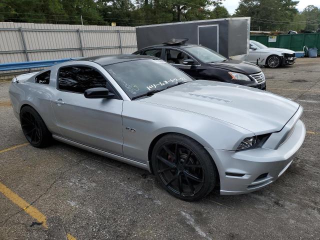 1ZVBP8CF1E5314881 - 2014 MUST MUSTANG GT SILVER photo 4