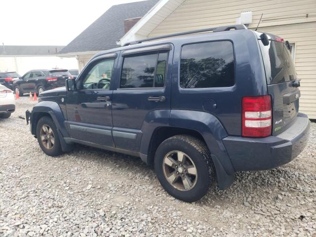 1J8GN28K08W132579 - 2008 JEEP LIBERTY SPORT BLUE photo 2