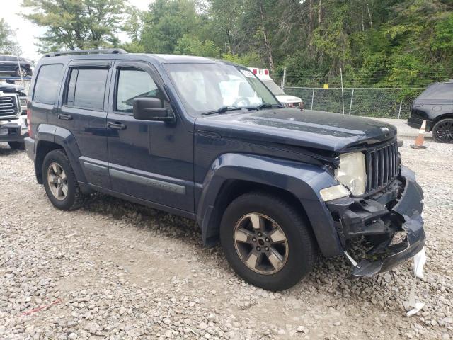 1J8GN28K08W132579 - 2008 JEEP LIBERTY SPORT BLUE photo 4