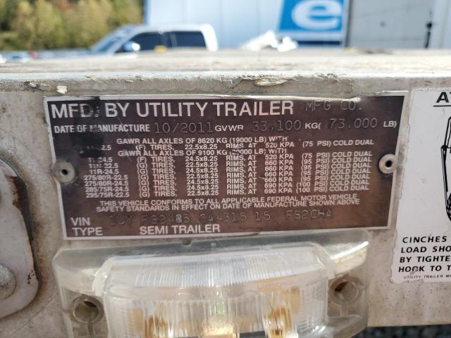 1UYFS2485CA431515 - 2012 UTILITY TRAILER Gümüş foto 10