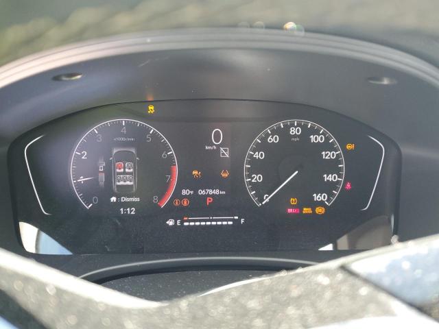 JHMFE1F74NX002434 - 2022 HONDA CIVIC EX BLACK photo 9