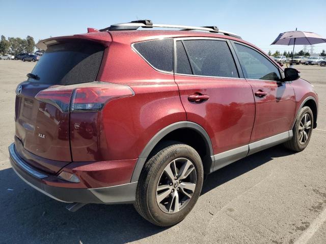 2T3WFREV5JW477408 - 2018 TOYOTA RAV4 ADVENTURE MAROON photo 3