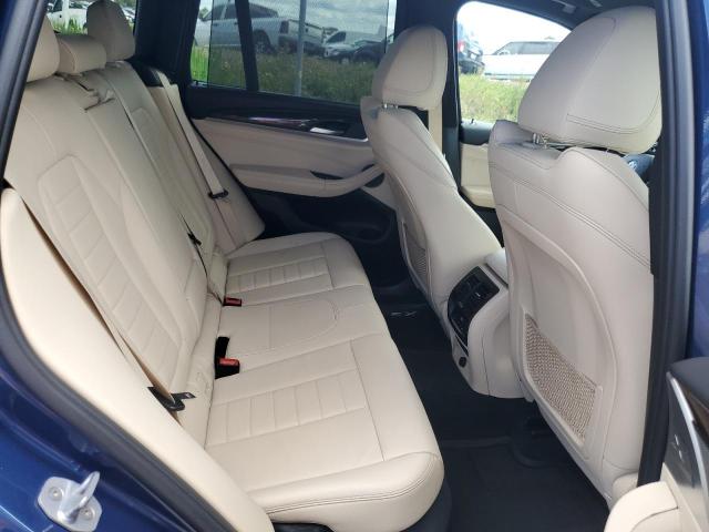 5UXTR9C58KLP76567 - 2019 BMW X3 XDRIVE30I BLUE photo 11