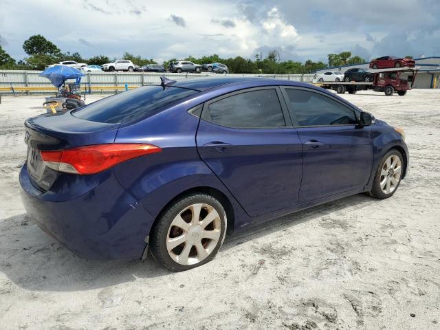 5NPDH4AE7DH321179 - 2013 HYUNDAI ELANTRA GLS BLUE photo 3