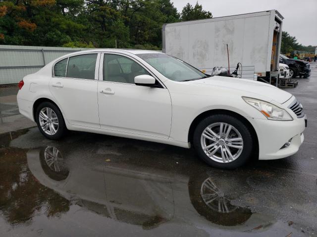 JN1CV6AR3AM250389 - 2010 INFINITI G37 WHITE photo 4