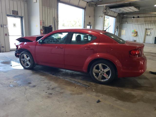 1C3CDZAB3DN771331 - 2013 DODGE AVENGER SE წითელი ფოტო 2