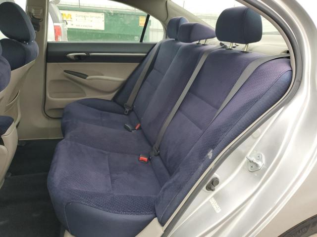 JHMFA36266S002204 - 2006 HONDA CIVIC HYBRID ვერცხლისფერი ფოტო 10