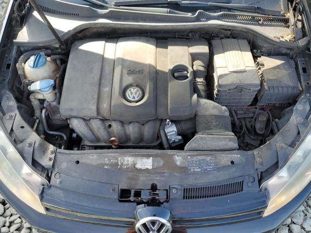 WVWDB7AJ0AW386560 - 2010 VOLKSWAGEN GOLF BLACK photo 11