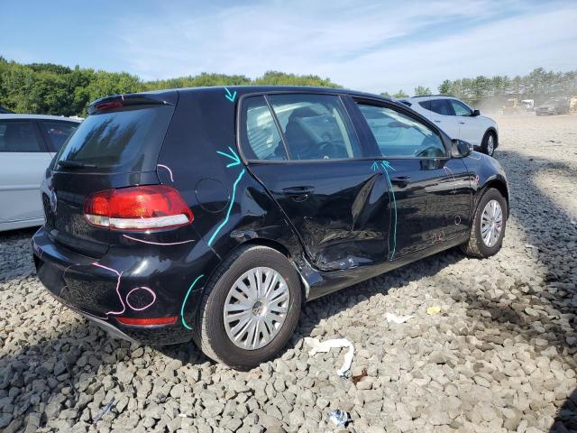 WVWDB7AJ0AW386560 - 2010 VOLKSWAGEN GOLF BLACK photo 3