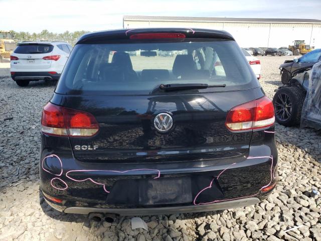 WVWDB7AJ0AW386560 - 2010 VOLKSWAGEN GOLF BLACK photo 6