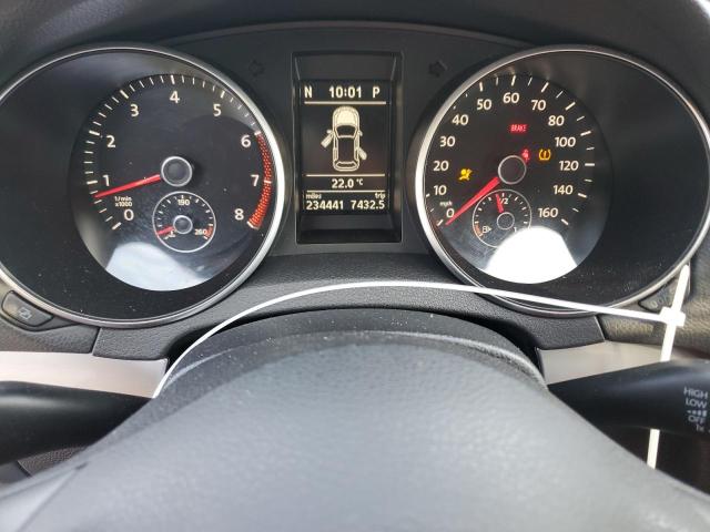 WVWDB7AJ0AW386560 - 2010 VOLKSWAGEN GOLF BLACK photo 9