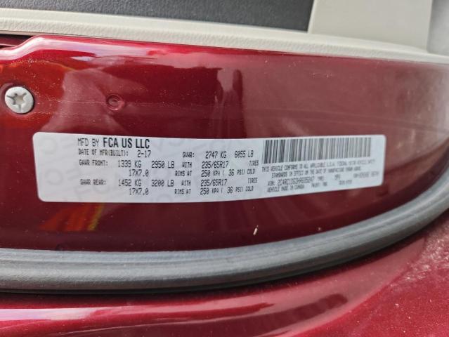 2C4RC1DG3HR695247 - 2017 CHRYSLER PACIFICA TOURING RED photo 13