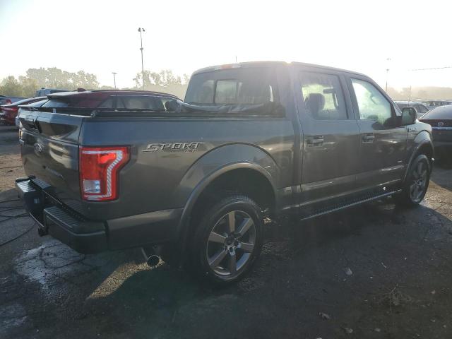 1FTEW1EG5GKD04147 - 2016 FORD F150 SUPERCREW GRAY photo 3