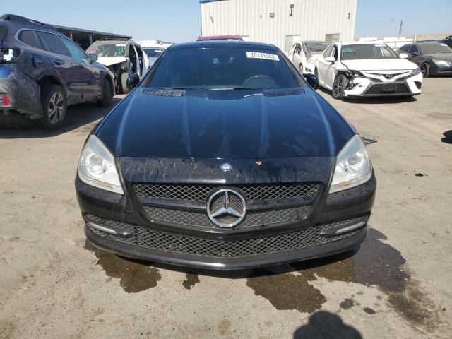 WDDPK5HAXCF017821 - 2012 MERCEDES-BENZ SLK 350 BLACK photo 5