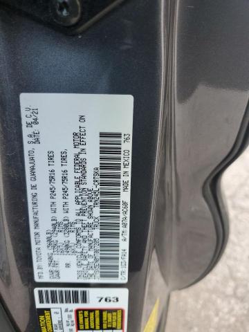 3TYSX5EN0MT007205 - 2021 TOYOTA TACOMA ACCESS CAB Сұр фото 12