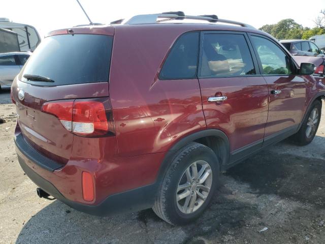 5XYKT4A61EG536760 - 2014 KIA SORENTO LX RED photo 3