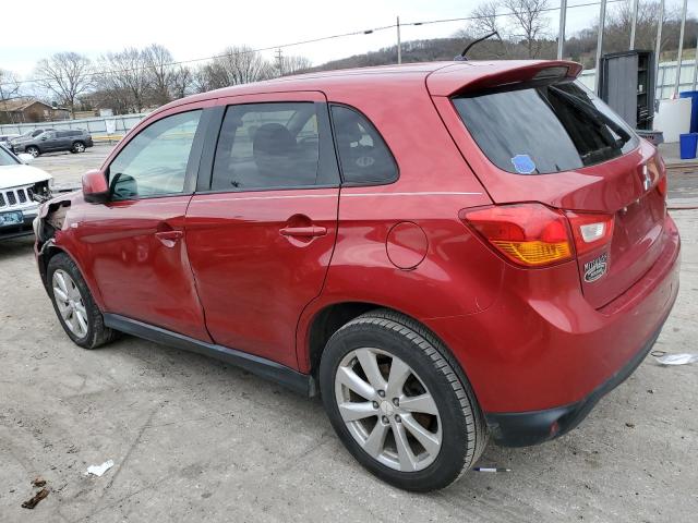 4A4AP3AU6EE021683 - 2014 MITSUBISHI OUTLANDER ES წითელი ფოტო 2