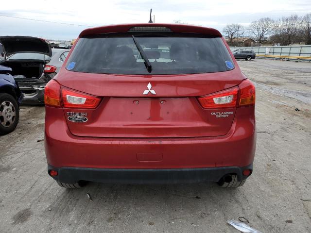 4A4AP3AU6EE021683 - 2014 MITSUBISHI OUTLANDER ES წითელი ფოტო 6