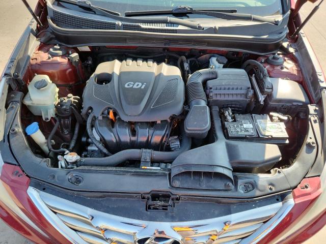 5NPEC4AC8DH711497 - 2013 HYUNDAI SONATA SE წითელი ფოტო 11