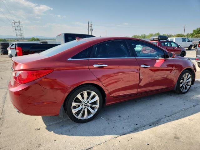 5NPEC4AC8DH711497 - 2013 HYUNDAI SONATA SE წითელი ფოტო 3