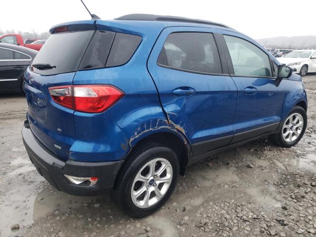 MAJ3P1TE1JC183033 - 2018 FORD ECOSPORT SE BLUE photo 3