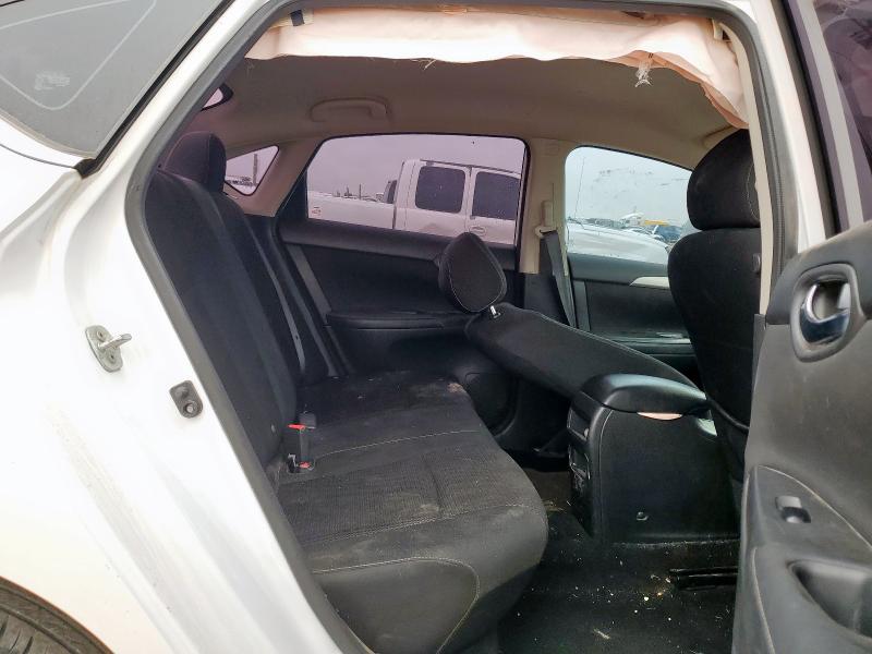 3N1AB7AP6KY227840 - 2019 NISSAN SENTRA S WHITE photo 10