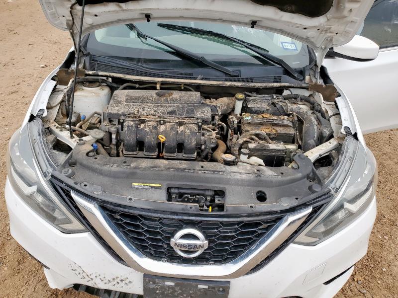 3N1AB7AP6KY227840 - 2019 NISSAN SENTRA S WHITE photo 11