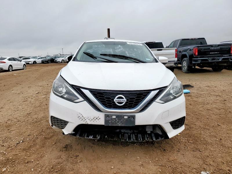 3N1AB7AP6KY227840 - 2019 NISSAN SENTRA S WHITE photo 5