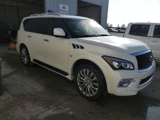 JN8AZ2NF2F9573445 - 2015 INFINITI QX80 WHITE photo 4