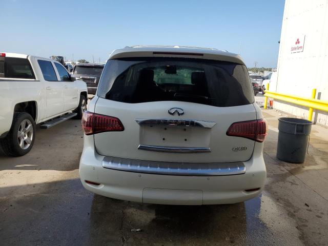 JN8AZ2NF2F9573445 - 2015 INFINITI QX80 WHITE photo 6